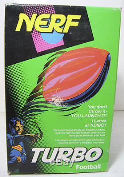 VTG 1992 TONKA KENNER NERF TURBO FOOTBALL SAFE SOFT FUN MIB BRAND NEW UNUSED (n)