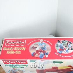 VTG 2000 Sealed Fisher Price Ready Steady RIDE-ON 71159 Red Blue Y2K Movie Prop