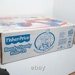 VTG 2000 Sealed Fisher Price Ready Steady RIDE-ON 71159 Red Blue Y2K Movie Prop