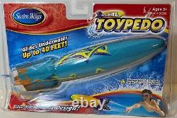 VTG 2004 SwimWays Original TOYPEDO Pool Diving Underwater Toy 11.5 New Sealed