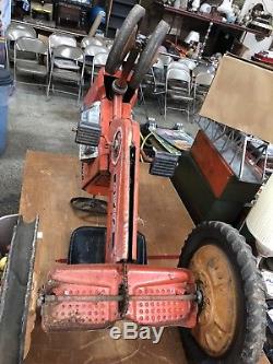 VTG Murray 2 Ton Pedal Tractor Orange NEEDS WORK