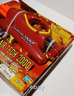 VTG NERF AirTech 2000 Red SoftDart Blaster Liquitron Power Gauge Hasbro 90s Y2K