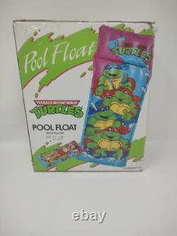 VTG Teenage Mutant Ninja Turtles Pool Float 72x30 1990 Mirage Studios Rare