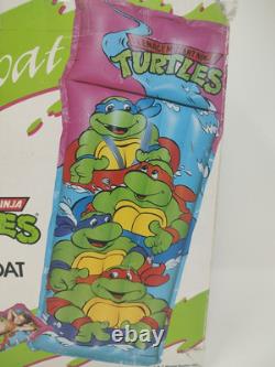 VTG Teenage Mutant Ninja Turtles Pool Float 72x30 1990 Mirage Studios Rare