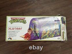 VTG Teenage Mutant Ninja Turtles TMNT Slumber Play Tent 1990 Complete IOB