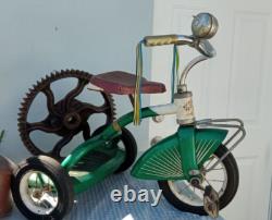 VTG Tricycle 1950s Midwest Industries Candy Apple Green Atomic Age Rare