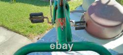 VTG Tricycle 1950s Midwest Industries Candy Apple Green Atomic Age Rare