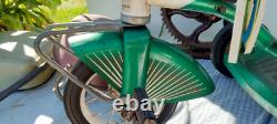 VTG Tricycle 1950s Midwest Industries Candy Apple Green Atomic Age Rare