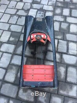 Very Cool Vintage 1960's Murray Flat Face Fire Chief Pedal Car BATMOBILE