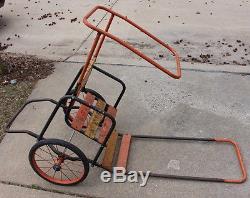 Very Cool Vintage Hong Kong Rickshaw Pull Cart Ride On Toy Lots Of Fun