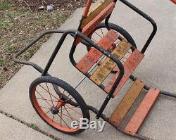 Very Cool Vintage Hong Kong Rickshaw Pull Cart Ride On Toy Lots Of Fun