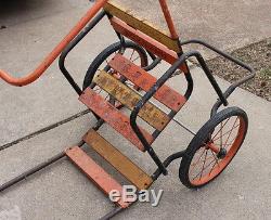 Very Cool Vintage Hong Kong Rickshaw Pull Cart Ride On Toy Lots Of Fun