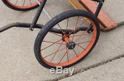 Very Cool Vintage Hong Kong Rickshaw Pull Cart Ride On Toy Lots Of Fun