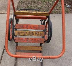 Very Cool Vintage Hong Kong Rickshaw Pull Cart Ride On Toy Lots Of Fun