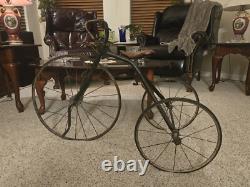 Very Nice Antique/Vintage Tricycle With Tag (Badge) Showing partial brand