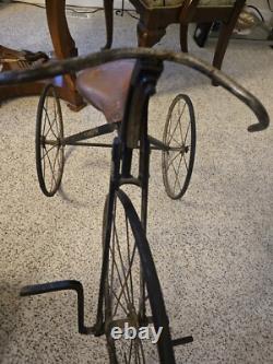 Very Nice Antique/Vintage Tricycle With Tag (Badge) Showing partial brand