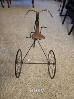 Very Nice Antique/Vintage Tricycle With Tag (Badge) Showing partial brand