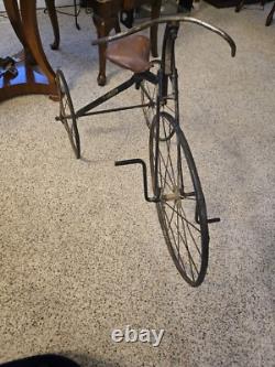 Very Nice Antique/Vintage Tricycle With Tag (Badge) Showing partial brand