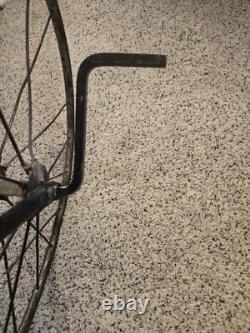 Very Nice Antique/Vintage Tricycle With Tag (Badge) Showing partial brand