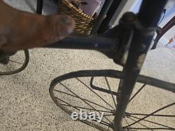 Very Nice Antique/Vintage Tricycle With Tag (Badge) Showing partial brand