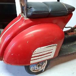 Very Rare 1950s Chain Driven Pedal Scooter Vespa Lambretta Mods car Quadrophenia