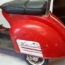 Very Rare 1950s Chain Driven Pedal Scooter Vespa Lambretta Mods car Quadrophenia