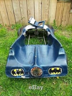 Very Rare Vintage 1976 National Periodical Batman Batmobile Pedal Riding Toy