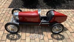 Vintage 1925 Miller Fwd, Indy Racer Replica, Pedal Car 5 Ft, Rare, #1 Of 2 Made