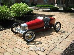 Vintage 1925 Miller Fwd, Indy Racer Replica, Pedal Car 5 Ft, Rare, #1 Of 2 Made