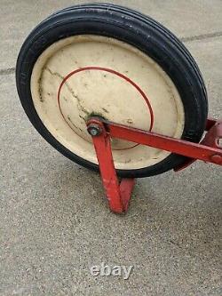 Vintage 1930's Airflow Croft Jamestown Model 46-4 Metal Kick Sit Scooter Toy