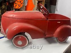 Vintage 1937-1939 Garton Steel Pedal Car
