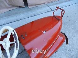 Vintage 1939 Garton Fire Department Pedal Car- Vintage Pedal Car- Fire Fighting