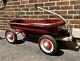 Vintage 1940/50's Murray Red Wagon, Original Paint Decals Puncture Proof Tires
