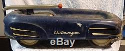 Vintage 1940's Autowagon Pull Wagon American Metalcraft Corp. Detroit Unrestored