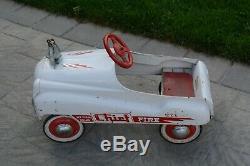 Vintage 1940's The Murray Ohio Co 661 Fire Chief Jet Flow Pedal Car Original USA