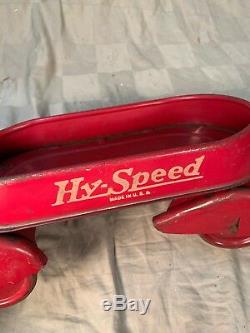 Vintage 1940s 1050s Hy Speed Hyspeed Wagon Original Paint airflow scamp desoto