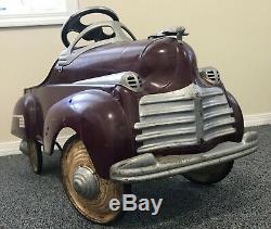 Vintage 1941 Steelcraft Chrysler Pedal Car - All-original
