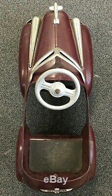 Vintage 1941 Steelcraft Chrysler Pedal Car - All-original