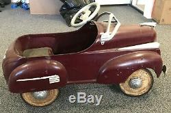 Vintage 1941 Steelcraft Chrysler Pedal Car - All-original