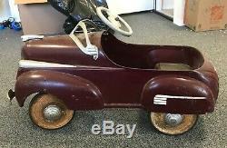 Vintage 1941 Steelcraft Chrysler Pedal Car - All-original