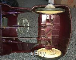 Vintage 1941 Steelcraft Chrysler Pedal Car - All-original