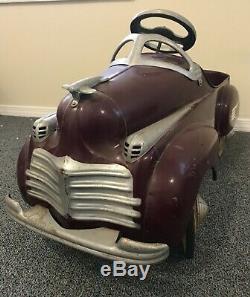 Vintage 1941 Steelcraft Chrysler Pedal Car - All-original