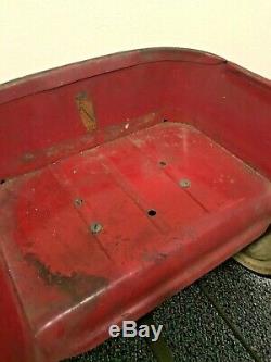 Vintage 1941 Steelcraft Chrysler Pedal Car Fire Chief - All-Original