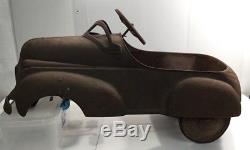 Vintage 1941 Unrestored Chrysler Peddle Car Rare Find Perfect For Restoration