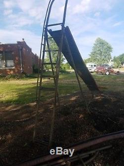 Vintage 1950-1960's era Steel Playground Slide very sturdy great for lake or