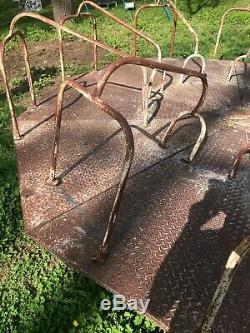 Vintage 1950 Playground Merry-Go-Round