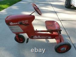 Vintage 1950's, 60's Murray Chain Drive Turbo Pedal Tractor