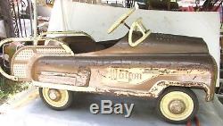 Vintage 1950's Amf Station Wagon Pedal Car All Original Compleat And Unrestored