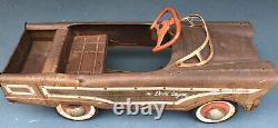 Vintage 1950's Dude Wagon Child's Pedal Car with Fold Down Tailgate