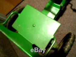 Vintage 1950's Eska John Deere Pedal Tractor